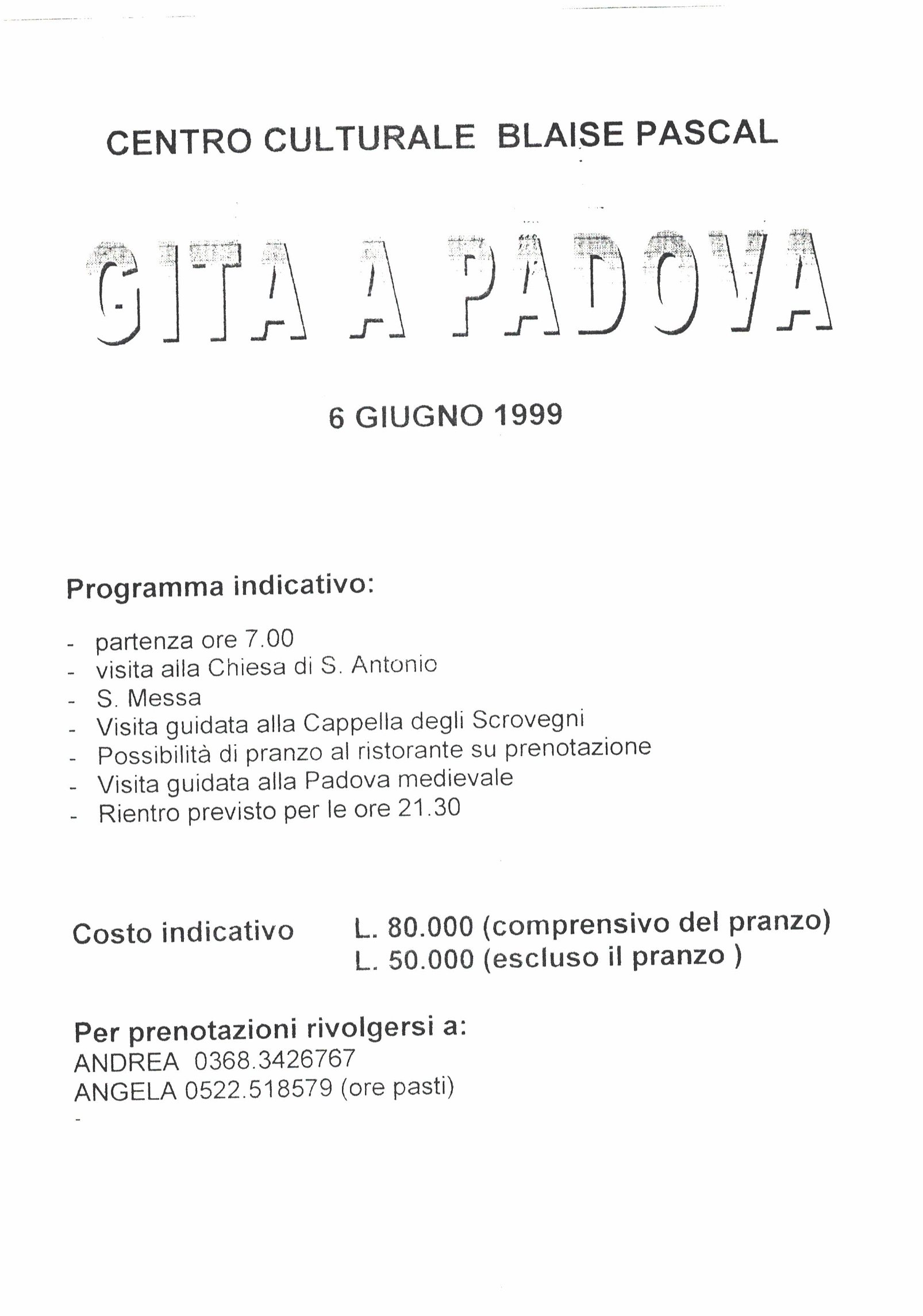 GITA A PADOVA