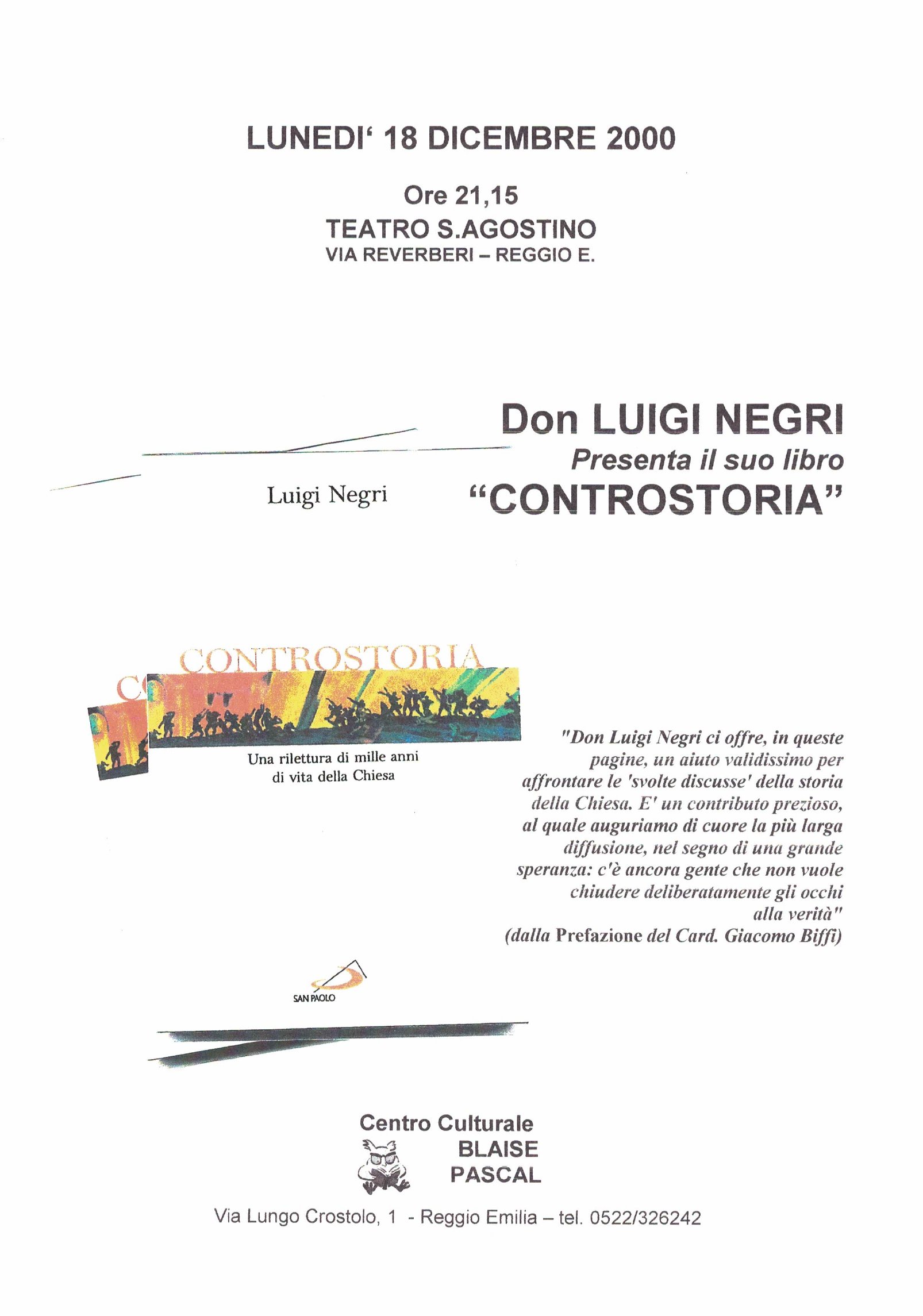 Presentazione del libro "CONTROSTORIA"
