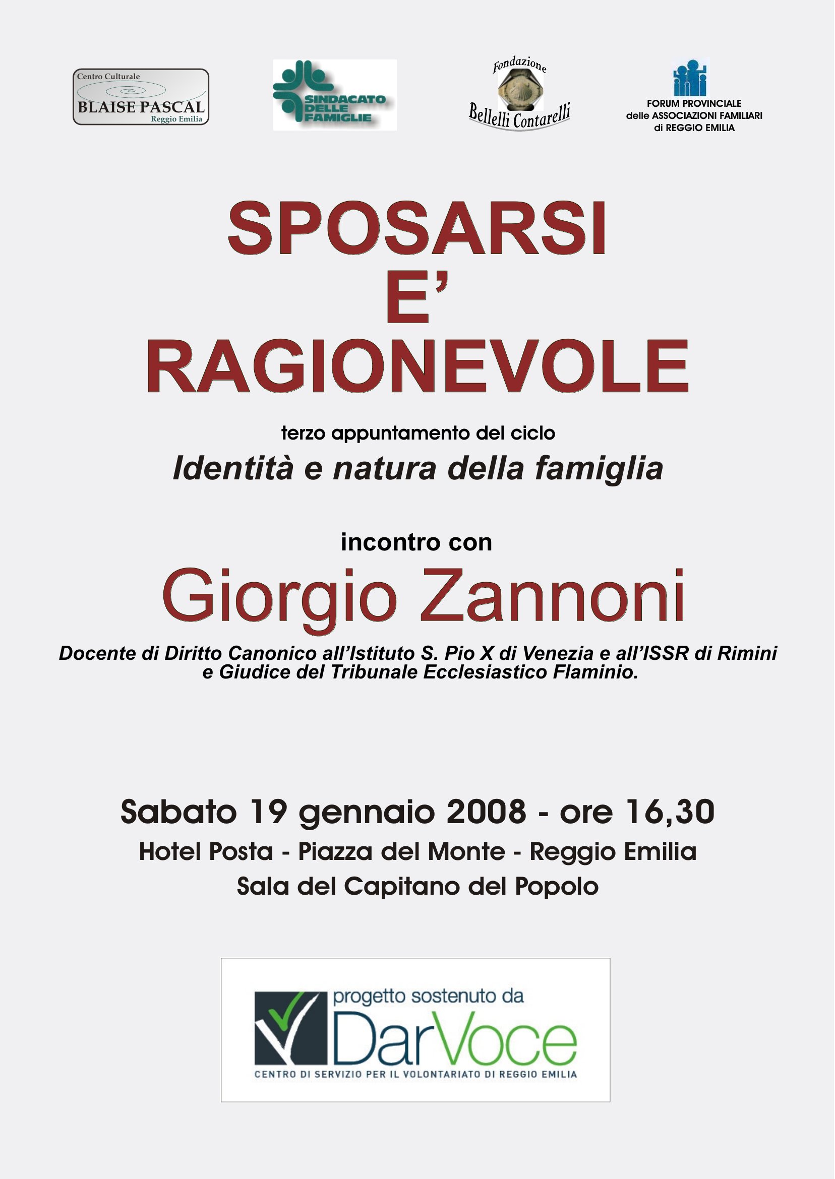 SPOSARSI E' RAGIONEVOLE