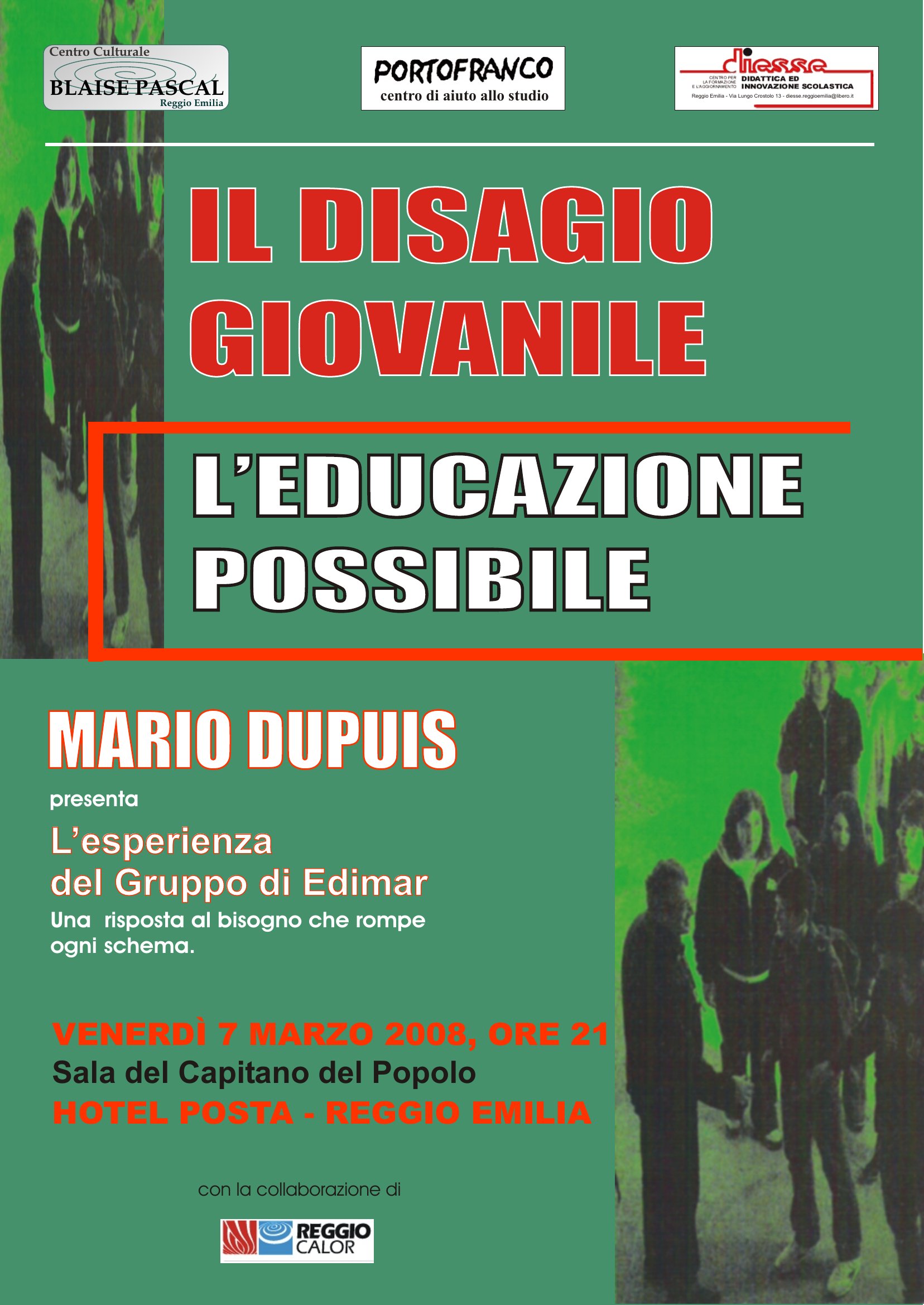 IL DISAGIO GIOVANILE L'EDUCAZIONE POSSIBILE