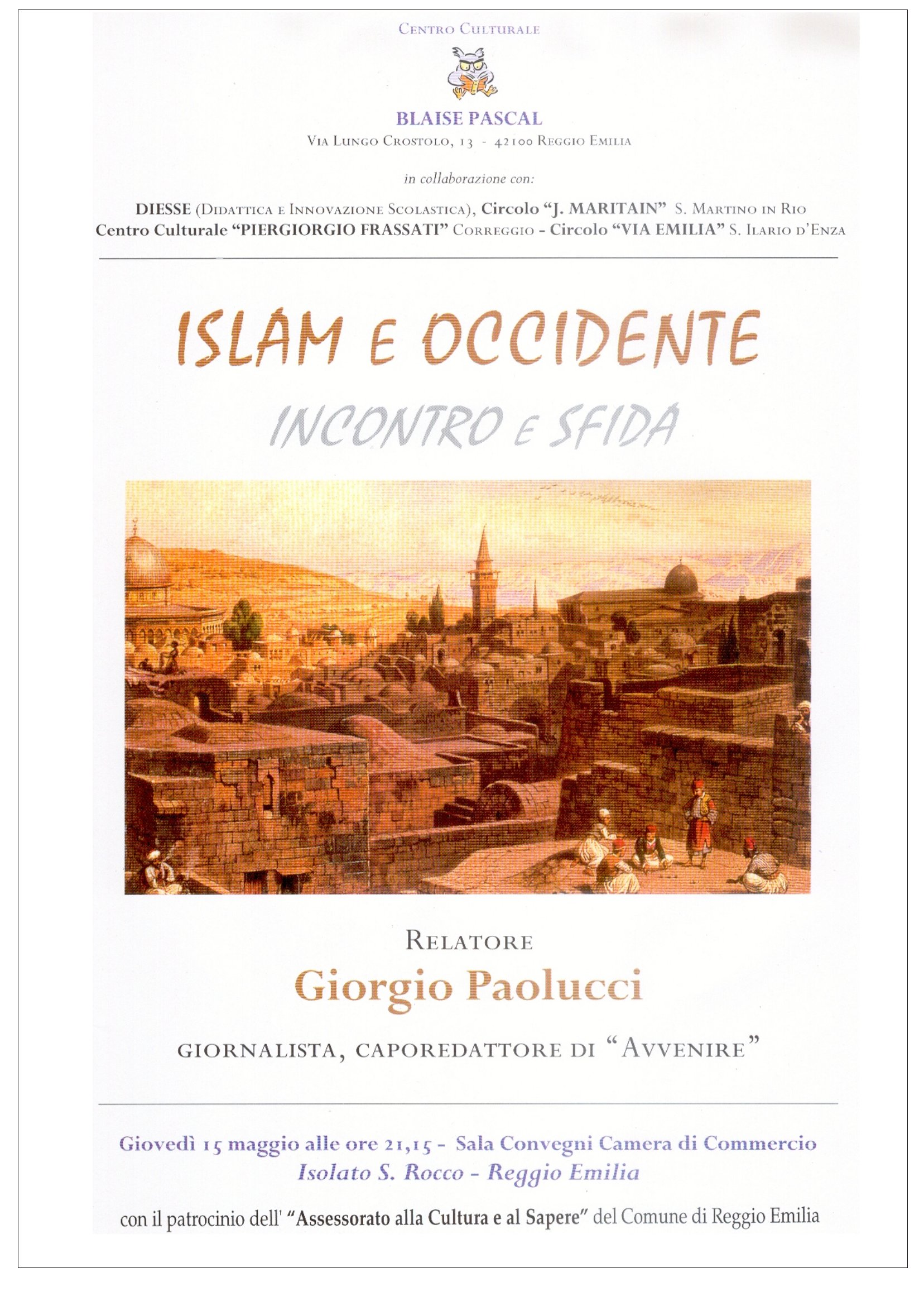 ISLAM E OCCIDENTE INCONTRO E SFIDA