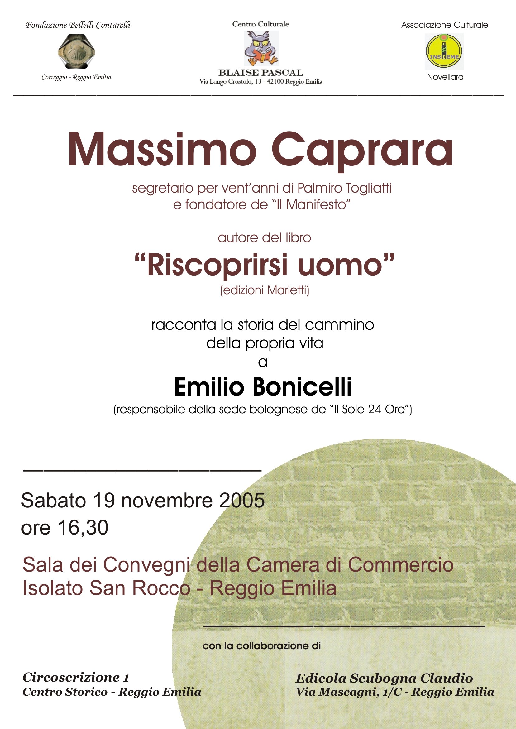 Massimo Caprara racconta la storia del cammino della propria vita