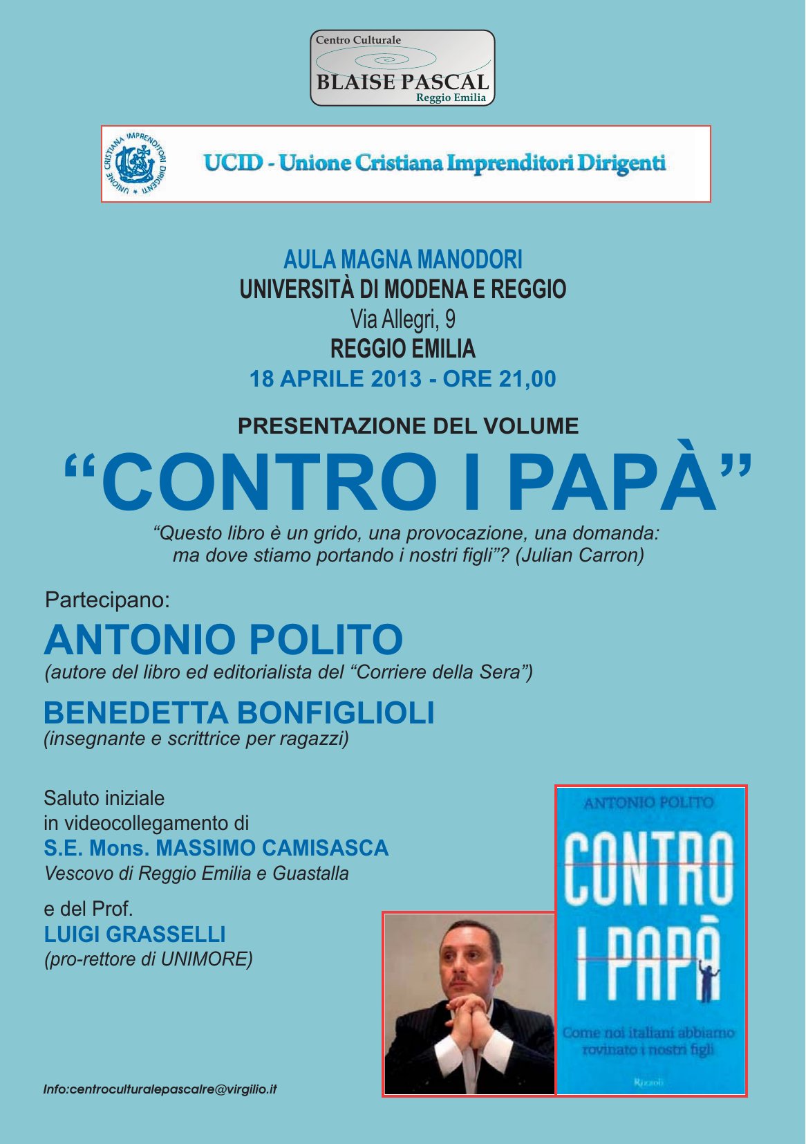 PRESENTAZIONE DEL VOLUME "CONTRO I PAPÀ"