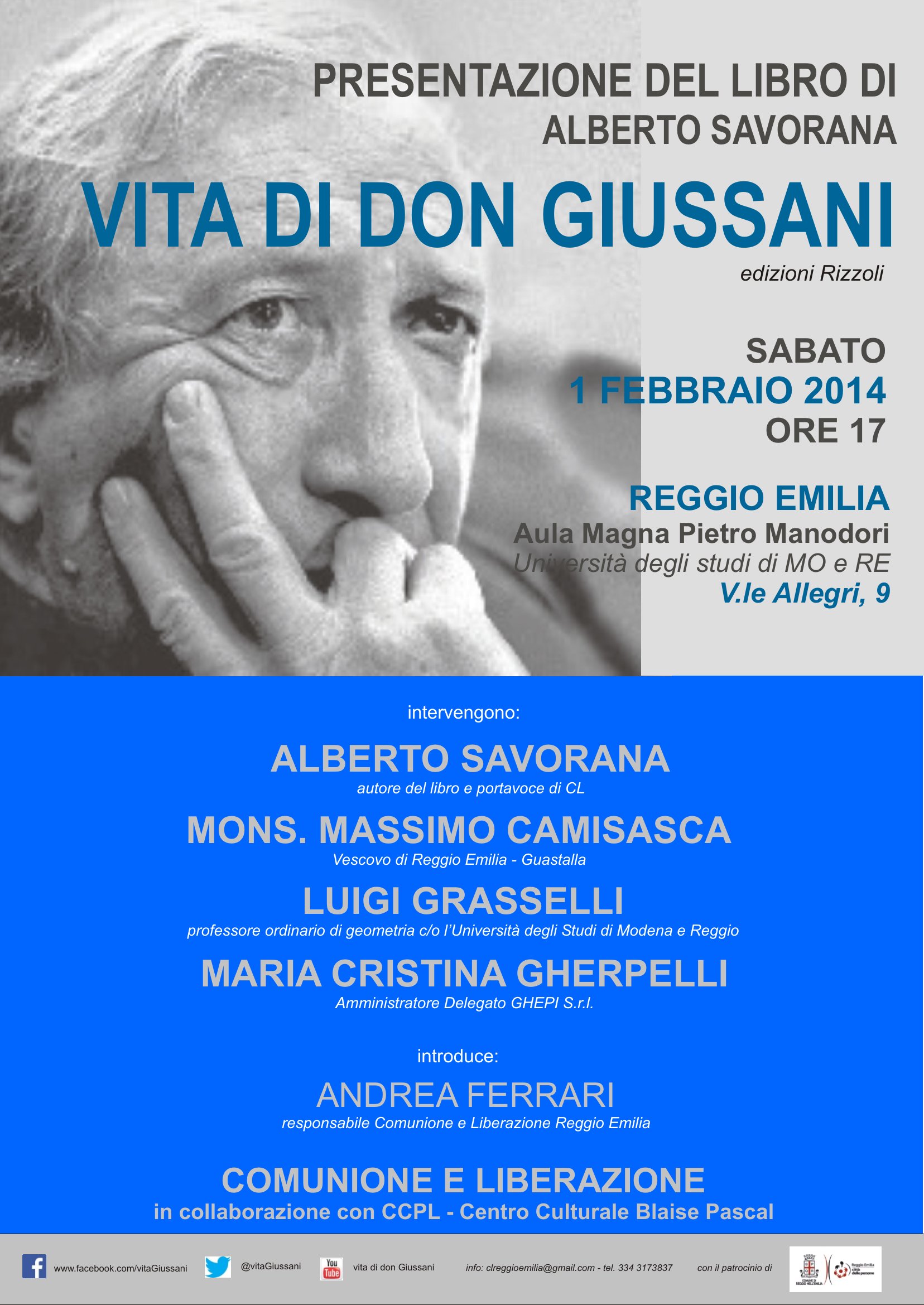 PRESENTAZIONE DEL LIBRO DI ALBERTO SAVORANA - VITA DI DON GIUSSANI