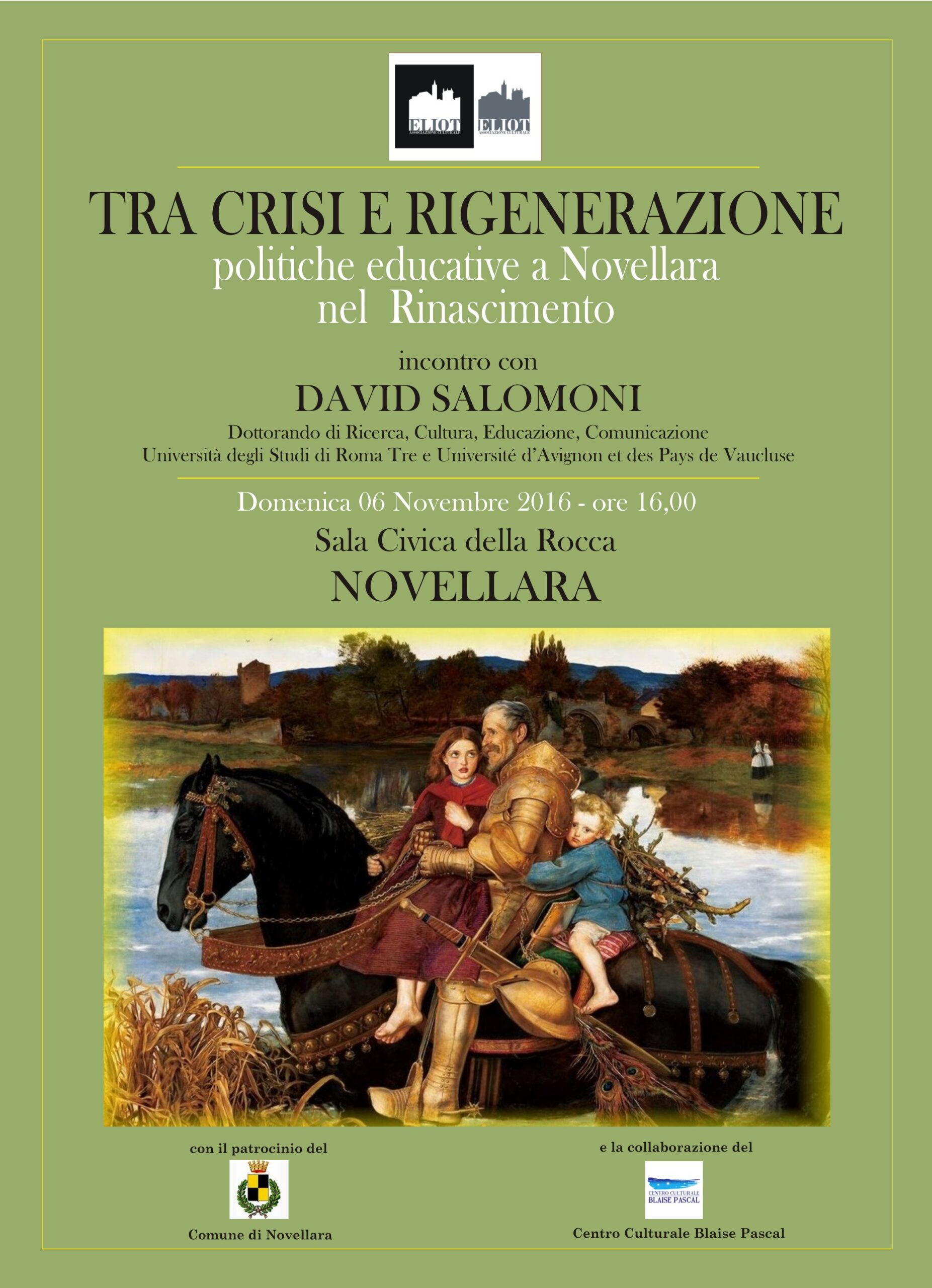 TRA CRISI E RIGENERAZIONE: politiche educative a Novellara nel Rinascimento
