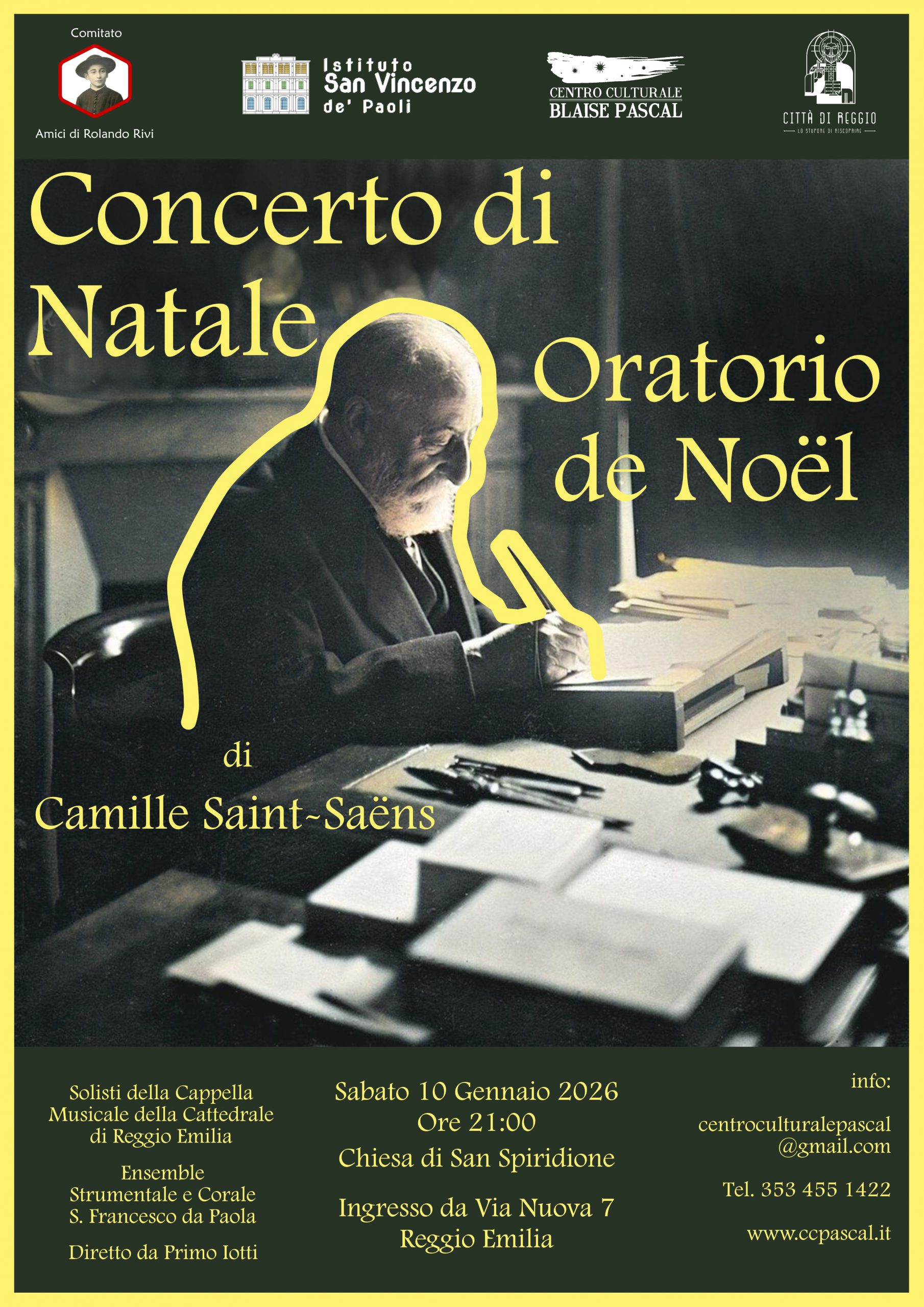 Concerto di Natale Oratorio de Noël di Camille Saint-Saëns